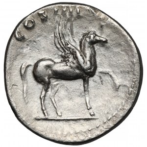 Domitian (81-96 n. Chr.) Denarius - Pegasus