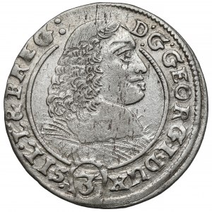 Schlesien, Georg III. von Brzeg, 3 krajcara 1660 EW, Brzeg