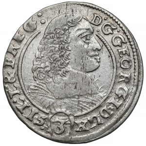 Sliezsko, Juraj III. z Brzegu, 3 krajcara 1660 EW, Brzeg
