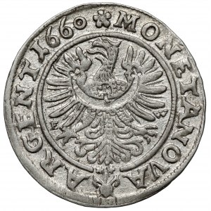 Schlesien, Georg III. von Brzeg, 3 krajcara 1660 EW, Brzeg