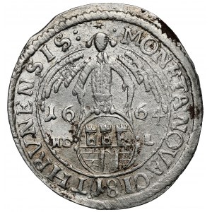 Jan II Kazimierz, Ort Toruń 1664 HDL - z BŁĘDEM - rzadki