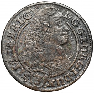 Schlesien, Georg III. von Brest, 3 krajcars 1660 EW, Brzeg - SIL LI