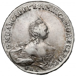 Russia, Elisabeth, Rouble 1756, Petersburg