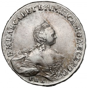Rusko, Alžběta, rubl 1756, Petrohrad