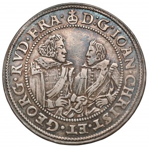 Schlesien, Jan Chrystian und Jerzy Rudolf, Taler 1609, Zloty Stok