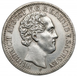 Sachsen, Friedrich August II, 1/3 Taler 1852-F