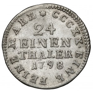 Sachsen, Friedrich August III, 1/24 Taler 1798 EDC
