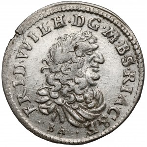 Prussia-Brandenburg, Friedrich William I, 6 groschen 1686 BA