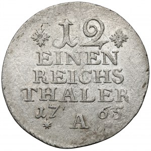 Prussia, Friedrich II, 1/12 thaler 1765-A