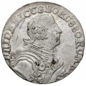 Prussia, Friedrich II, 6 groschen 1763-E