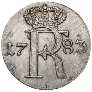 Prussia, Friedrich II, 1/24 thaler 1783-A