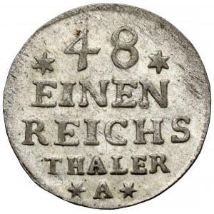 Prussia, Friedrich II, 1/48 thaler 1752-A