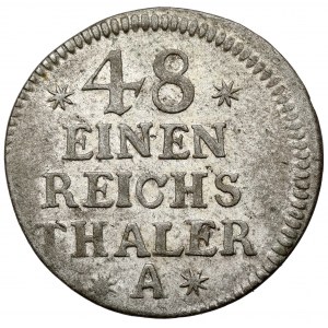 Prusko, Friedrich II, 1/48 tolaru 1753-A