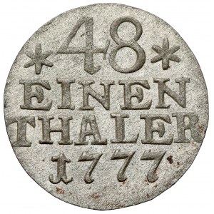 Prusko, Friedrich II, 1/48 toliarov 1777-A