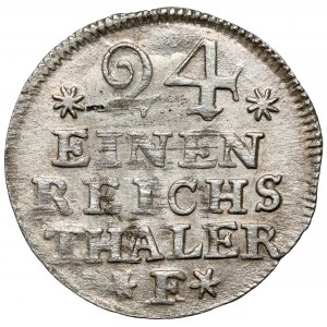 Prusko, Friedrich II, 1/24 toliarov 1756-F
