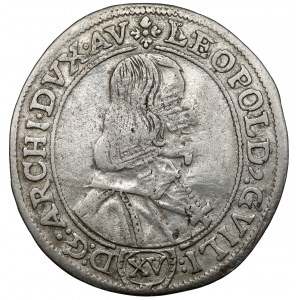 Rakúsko, Leopold Wilhelm Rakúsky, 15 krajcars 1659, Olomouc