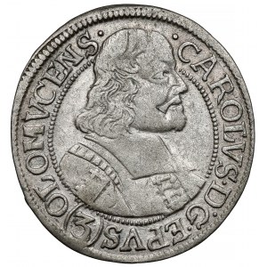 Österreich, Karl II. von Liechtenstein, 3 krajcars 1670, Olomouc