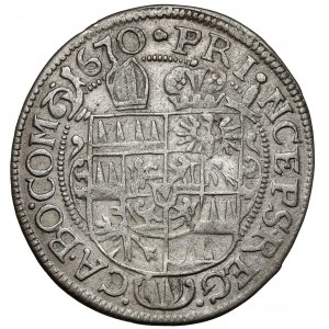 Rakúsko, Karol II. z Lichtenštajnska, 3 krajcary 1670, Olomouc