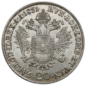 Rakousko, František I., 20 krajcarů 1831-A, Vídeň