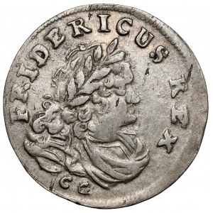 Prusko, Friedrich I., Trojak 1711 CG