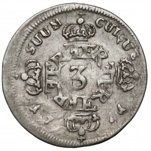 Prussia, Friedrich I, 3 groschen 1711 CG