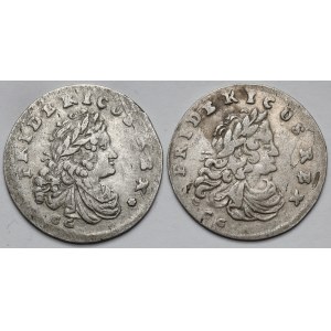 Preußen, Sixpacks 1704-1709 - Satz (2tlg.)