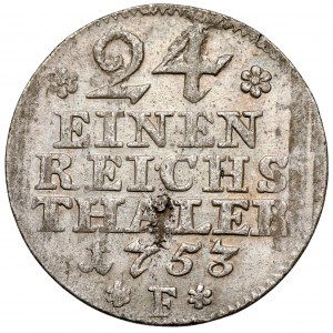 Preußen, Friedrich II., 1/24 Taler 1753-F