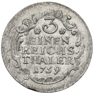 Prussia, Friedrich II, 1/3 thaler 1759