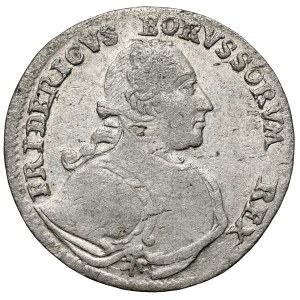 Slezsko, Fridrich II. velký, 1/12 tolaru 1752-B, Vratislav