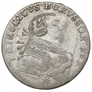 Prussia, Friedrich II, 6 groschen 1755-E
