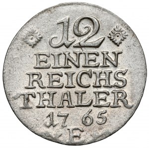 Preußen, Friedrich II., 1/12 Taler 1765-E