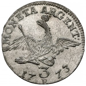 Schlesien, Friedrich II. der Große, 3 krajcars 1773-B, Wrocław