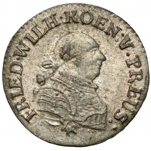 Slezsko, Fridrich Vilém II, Krajcar 1788-B, Wrocław