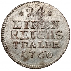 Saxe-Hildburghausen, Ernst Friedrich III, 1/24 thaler 1760