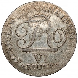 Württemberg, Friedrich I, 6 kreuzer 1812