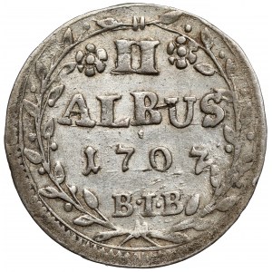 Hessen-Darmstadt, Ernst Ludwig, 2 albus 1707 BIB