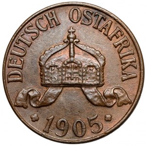 Deutsch-Ostafrika, 1 heller 1905-J