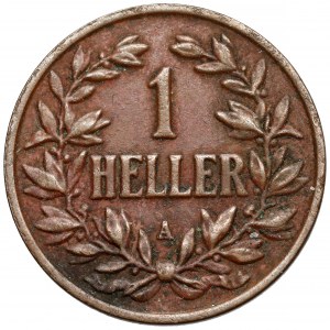 Deutsch-Ostafrika, 1 Heller 1904-A