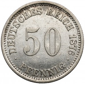 50 pfennig 1876-A