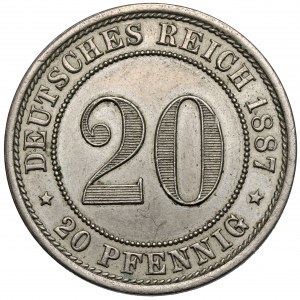 20 fenig 1887-E