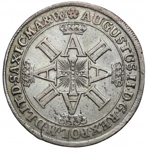August II Silný, Thaler Lipsko 1702 - Rád Dannebrogu