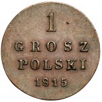 1 polský groš 1815 IB, Varšava - první ročník - vzácný
