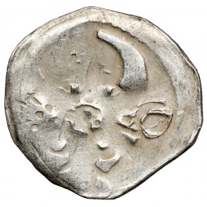 Schlesien, Herzogtum Głogów, Heinrich III. (1273-1309), Parvus (1/4 eines Quartos) Ox?