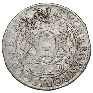 Jan II Kazimierz, Ort Gdańsk 1651 GR - IOAN - rzadki