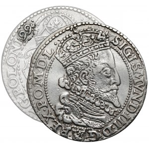 Sigismund III. Vasa, Malbork Sechster Stand 1599 - großer Kopf