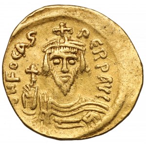 Byzanc, Fokas (602-610 n. l.) Solidus, Konstantinopol