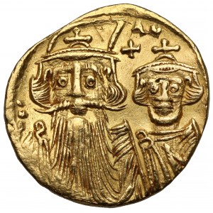 Byzanc, Konstantin II (641-668 n. l.) Solid, Konstantinopol