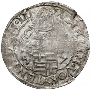 Orden der Schwertritter, Wilhelm von Fürstenberg, 1/2 Mark Riga 1557 - selten