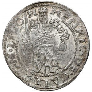 Řád rytířů meče, Heinrich von Galen, 1/2 značky Riga 1556 - RARE