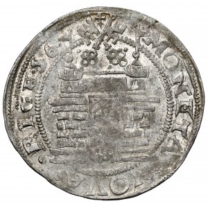 Riga, Livonian Order, Heinrich von Galen, 1/2 mark 1556 - RARE